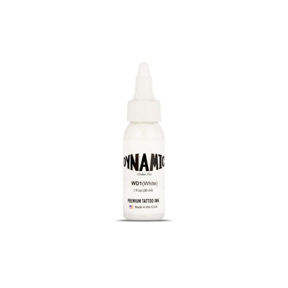 Dynamic Color Co. White Tattoo Ink – Long Lasting Vivid White, Sterilized, 1 oz Bottle, Made in USA Since 1990 Avelisse