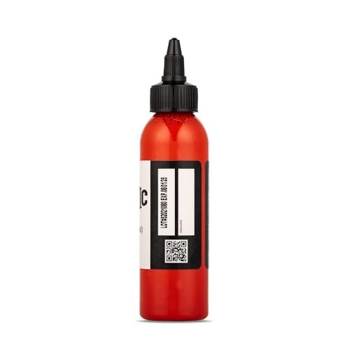 Dynamic Color Co. Chinese Red Tattoo Ink – 4oz, Sterilized, Vegan, USA-Made Since 1990 Avelisse