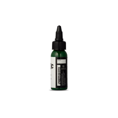 Dynamic Color Co. Leaf Green Tattoo Ink - Long Lasting Vivid Color, Sterilized, 1 oz - Made in USA Since 1990 Avelisse