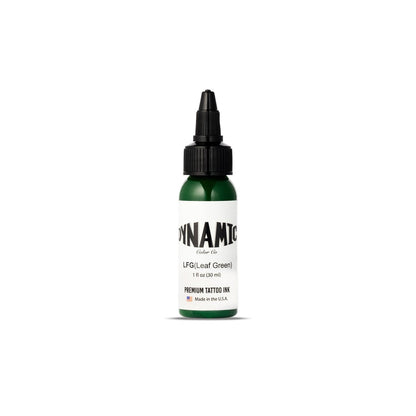 Dynamic Color Co. Leaf Green Tattoo Ink - Long Lasting Vivid Color, Sterilized, 1 oz - Made in USA Since 1990 Avelisse