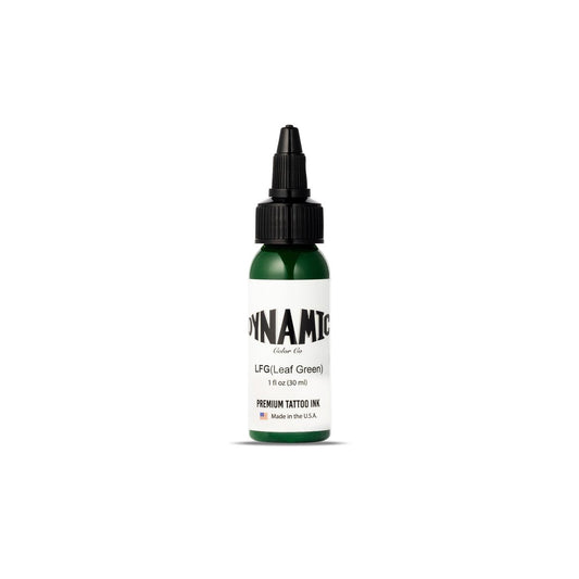 Dynamic Color Co. Leaf Green Tattoo Ink - Long Lasting Vivid Color, Sterilized, 1 oz - Made in USA Since 1990 Avelisse