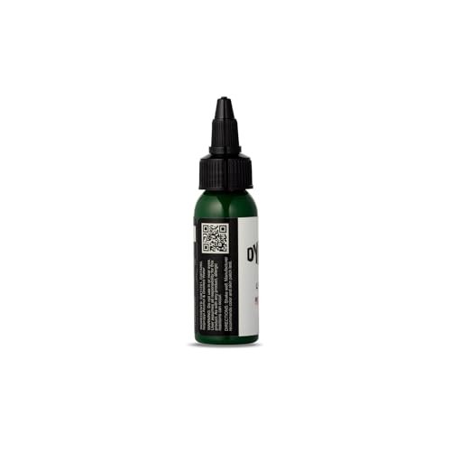 Dynamic Color Co. Leaf Green Tattoo Ink - Long Lasting Vivid Color, Sterilized, 1 oz - Made in USA Since 1990 Avelisse