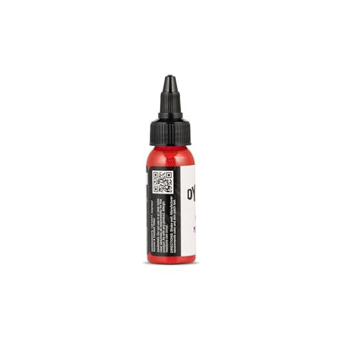 Dynamic Color Co. Fire Red Tattoo Ink – 1 oz Bottle, Made in USA, Sterilized, Vegan, Since 1990 - görsel 4