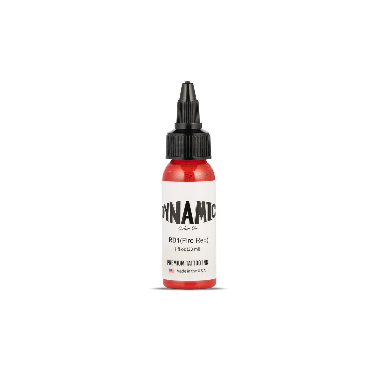 Dynamic Color Co. Fire Red Tattoo Ink – 1 oz Bottle, Made in USA, Sterilized, Vegan, Since 1990 - görsel 1