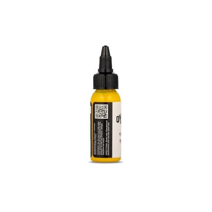 Dynamic Color Co - Canary Yellow Tattoo Ink (1 oz) - Made in USA Since 1990, Not Tested on Animals Avelisse