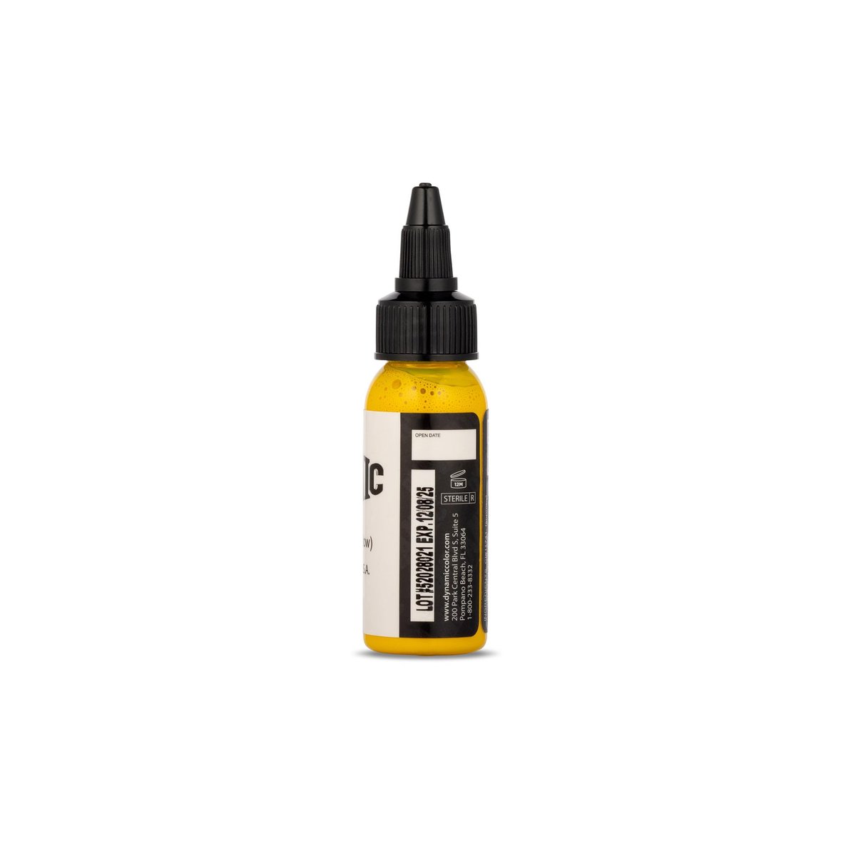 Dynamic Color Co - Canary Yellow Tattoo Ink (1 oz) - Made in USA Since 1990, Not Tested on Animals Avelisse