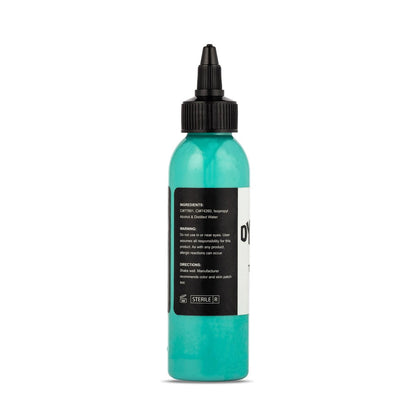 Dynamic Color Co. Turquoise Tattoo Ink - Long Lasting Vivid Color, Sterilized, Made in USA (1 oz Bottle)