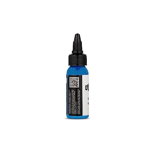 Dynamic Color Co Electric Blue Tattoo Ink – 1oz Sterilized Bottle, USA Made Since 1990 Avelisse