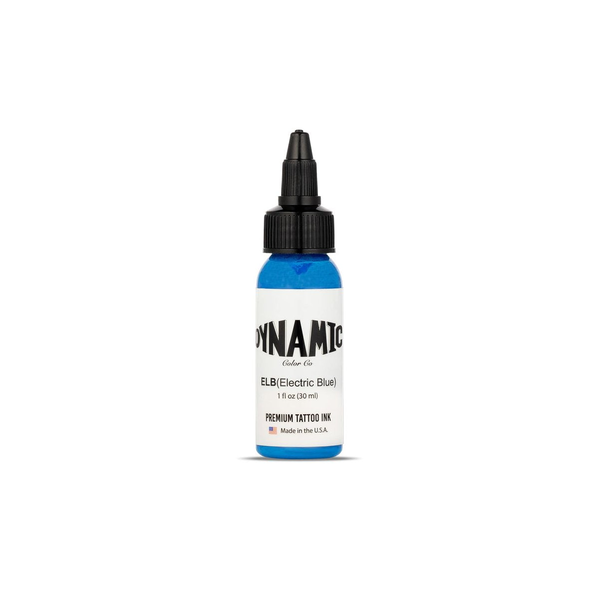 Dynamic Color Co Electric Blue Tattoo Ink – 1oz Sterilized Bottle, USA Made Since 1990 Avelisse