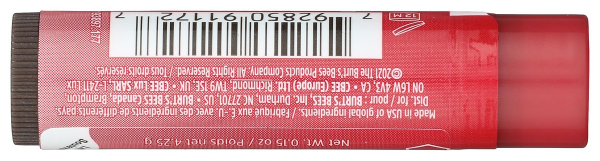 Burt's Bees Tinted Lip Balm Magnolia, 0.15 oz - Moisturizing Natural Lip Color - görsel 3