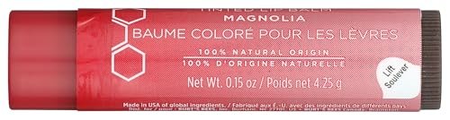 Burt's Bees Tinted Lip Balm Magnolia, 0.15 oz - Moisturizing Natural Lip Color - görsel 10