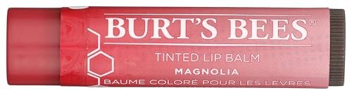 Burt's Bees Tinted Lip Balm Magnolia, 0.15 oz - Moisturizing Natural Lip Color - görsel 2