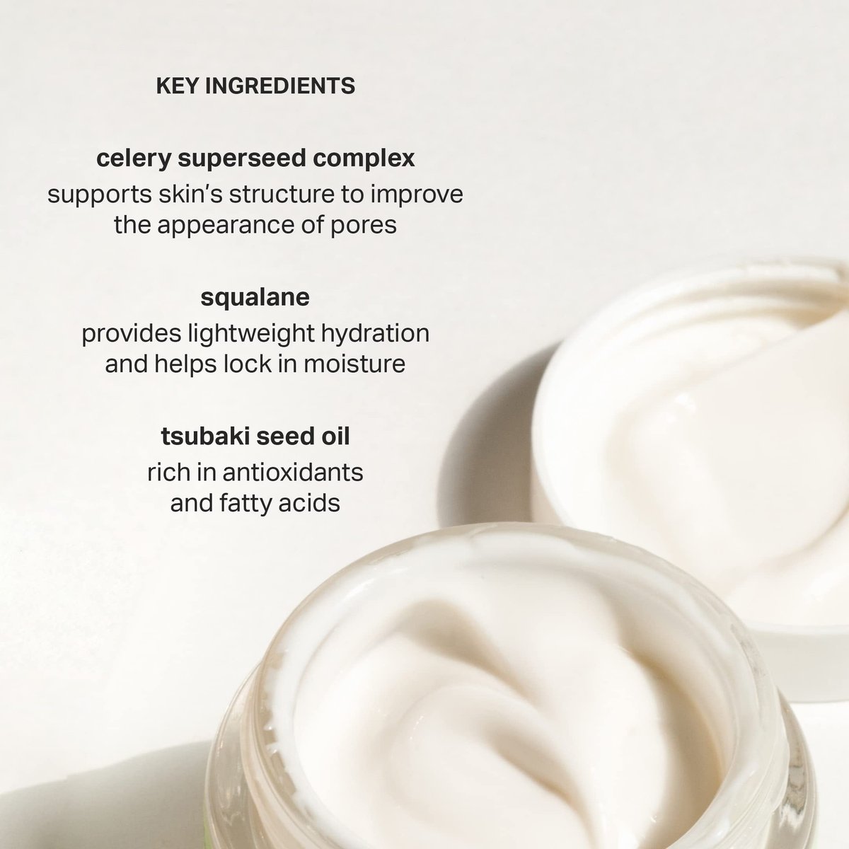 Cocokind Texture Smoothing Cream - Face Moisturizer with Squalane, Celery Seed & Cucumber - Hydrating Face Lotion for Smooth, Glowing Skin Avelisse