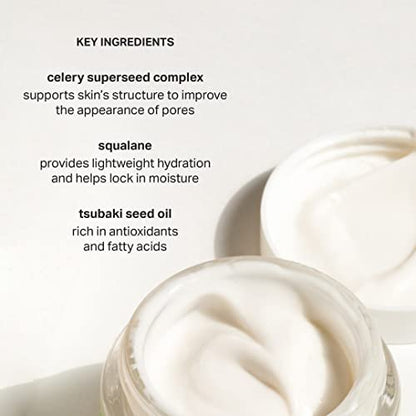 Cocokind Texture Smoothing Cream - Face Moisturizer with Squalane, Celery Seed & Cucumber - Hydrating Face Lotion for Smooth, Glowing Skin Avelisse