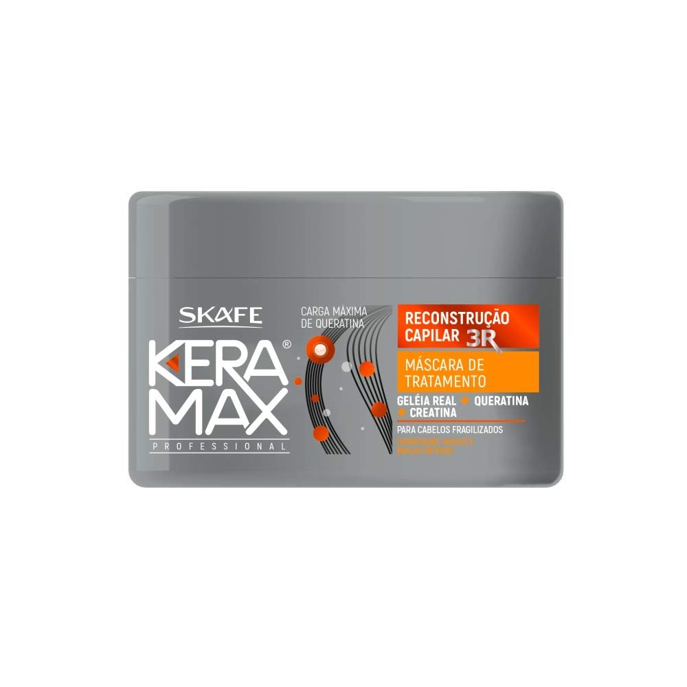 Skafe Keramax Hair Reconstruction Treatment Mask 3 in 1 - 350g (12.34 oz) - Deep Repair & Strengthening - görsel 1
