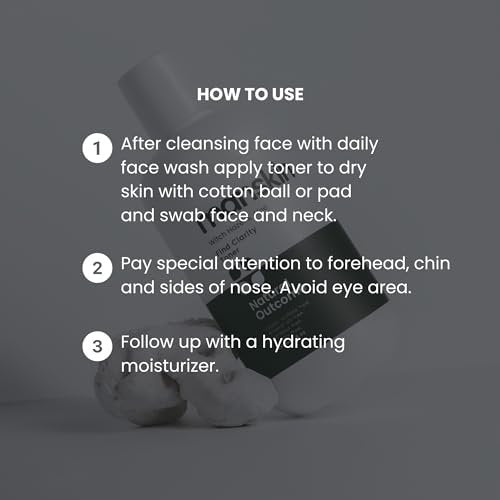 Natural Outcome Man Skin Face Toner | Daily Toner for Men with Witch Hazel & Aloe Vera | Pore Cleansing Facial Astringent for All Skin Types | 8 oz Avelisse