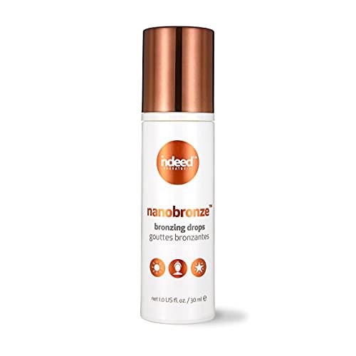 Indeed Labs Nanobronze Bronzing Drops for Face & Body | Self Tanner for Pale Skin with Hyaluronic Acid, Pea, Cacao & Giant Kelp Extracts | Fragrance-Free Natural Tan, 1 Fl Oz Avelisse