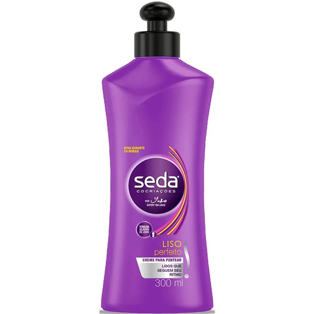 Seda Perfect Straight Line Combing Cream - 10.14 Fl Oz (300 ml) - Smooth & Straight Hair - görsel 1