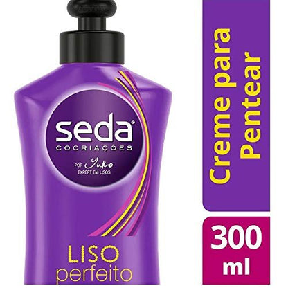 Seda Perfect Straight Line Combing Cream - 10.14 Fl Oz (300 ml) - Smooth & Straight Hair