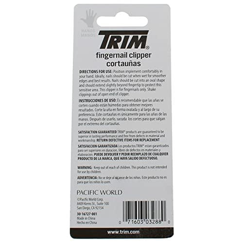 Trim Easy Hold Fingernail Clipper (2 Pack) - Blue, Metal, Precision Grip - görsel 6