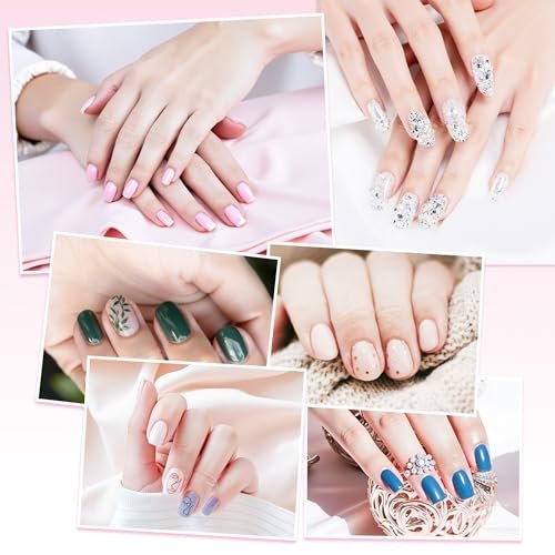 Chrontier Silk Nail Wrap - Instant Reinforce Repair Bandage Tape for UV Gel & Acrylic Nail Art Extension - Self-Adhesive, Easy Trimmerable Fiberglass Silk Wrap - Professional Manicure Tool (White, 1.2" x 39.4") - görsel 15