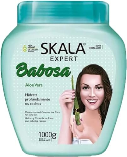 SKALA Babosa Hair Treatment Cream - 1 kg (Aloe Vera & Shea Butter for Curly Hair) - görsel 2