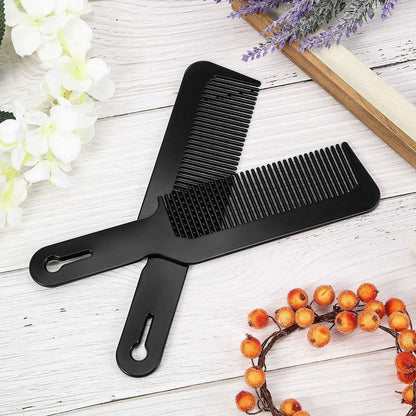 Boao 12-Piece Barber Comb Set – 9 Inch Plastic Clipper Combs for Cuts & Flattops, Heat Resistant, Anti-Static, Black & White Avelisse