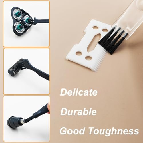 LEZHISNUG Electric Shaver Cleaning Brushes Set - 10 Pcs Replacement Razor Cleaner for Remington, Philips, Wahl, Braun, Panasonic - görsel 8