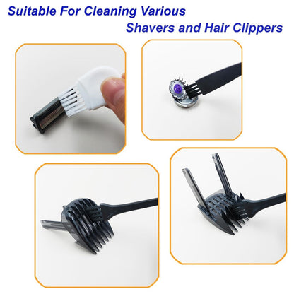 LEZHISNUG Electric Shaver Cleaning Brushes Set - 10 Pcs Replacement Razor Cleaner for Remington, Philips, Wahl, Braun, Panasonic