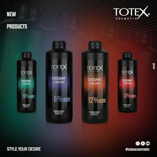 Totex Oxidant Cream Developer 40 Volume (12%) – 1000 ml / 35.19 Fl Oz - görsel 12