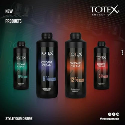 Totex Oxidant Cream Developer 40 Volume (12%) – 1000 ml / 35.19 Fl Oz