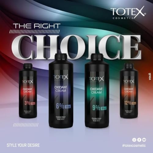 Totex Oxidant Cream Developer 40 Volume (12%) – 1000 ml / 35.19 Fl Oz - görsel 10