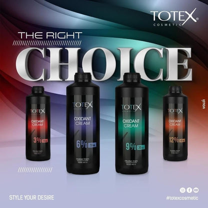 Totex Oxidant Cream Developer 40 Volume (12%) – 1000 ml / 35.19 Fl Oz
