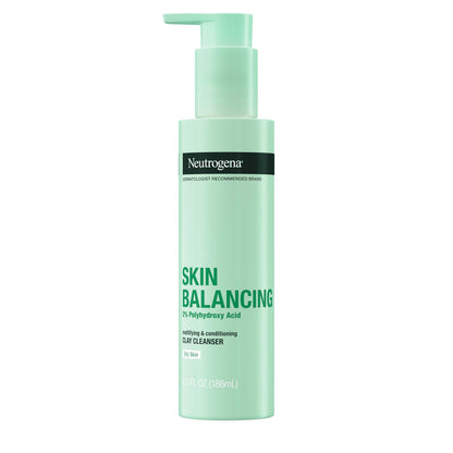 Neutrogena Skin Balancing Kaolin Clay Cleanser with 2% PHA – Mattifying Face Wash for Oily Skin, 6.3 oz Avelisse