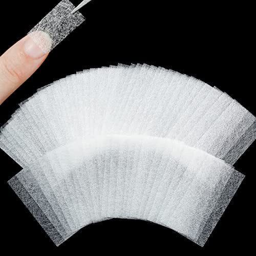 Blulu 240-Piece Silk Nail Extension Wrap Fiberglass Wrap Nail Art Extension DIY Protector Accessories for Splits, Breaks, Repair, Reinforce for Women Home Salon - görsel 2