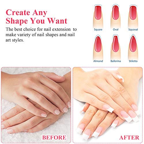 Blulu 240-Piece Silk Nail Extension Wrap Fiberglass Wrap Nail Art Extension DIY Protector Accessories for Splits, Breaks, Repair, Reinforce for Women Home Salon - görsel 10