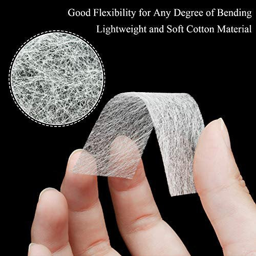 Blulu 240-Piece Silk Nail Extension Wrap Fiberglass Wrap Nail Art Extension DIY Protector Accessories for Splits, Breaks, Repair, Reinforce for Women Home Salon - görsel 6