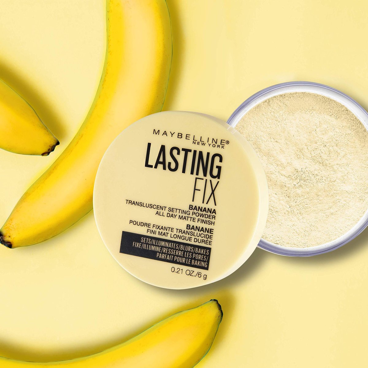 Maybelline Banana Powder Loose Setting Face Powder, Shade 10, 0.21 oz - görsel 13