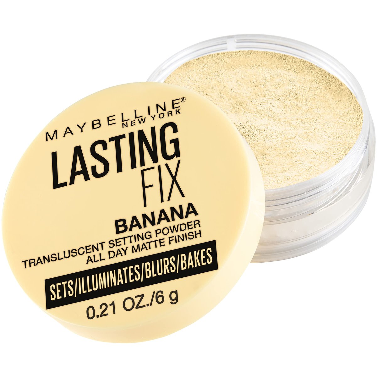 Maybelline Banana Powder Loose Setting Face Powder, Shade 10, 0.21 oz - görsel 1