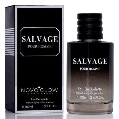 Salvage for Men 3.4 oz Eau De Toilette Spray - Refreshing & Warm Masculine Scent for Daily Use