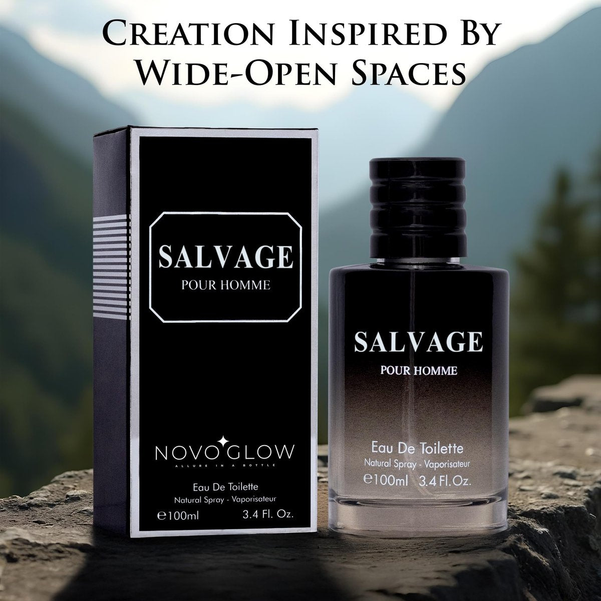 Salvage for Men 3.4 oz Eau De Toilette Spray - Refreshing & Warm Masculine Scent for Daily Use - görsel 5