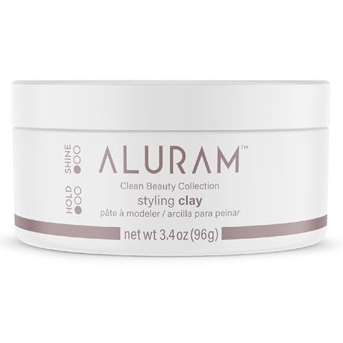 ALURAM Hair Styling Clay – Soft Satin Finish, Clean Beauty for All Hair Types (3.4 Fl Oz) Avelisse