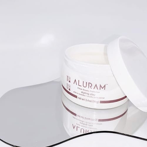 ALURAM Hair Styling Clay – Soft Satin Finish, Clean Beauty for All Hair Types (3.4 Fl Oz) Avelisse
