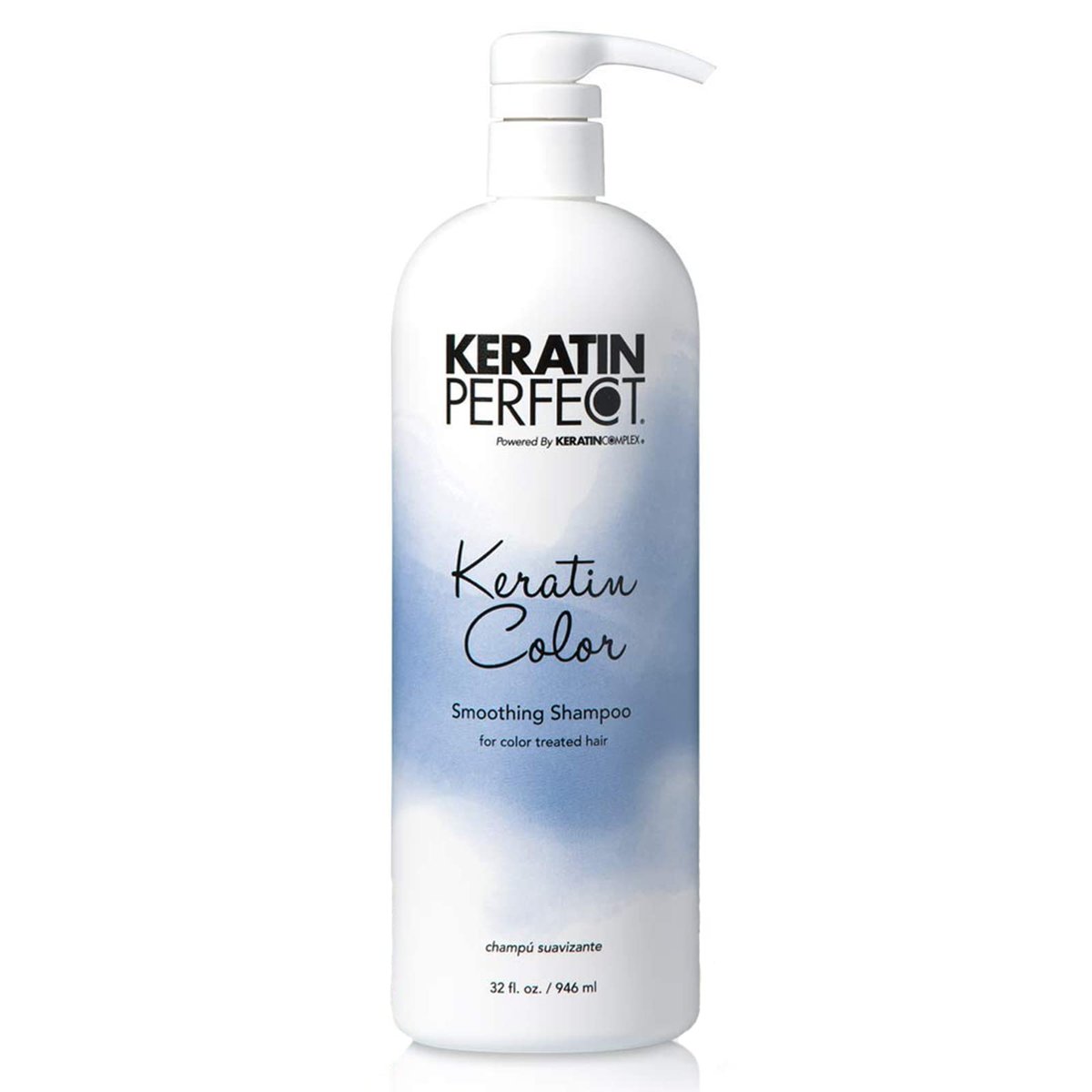 Keratin Perfect Keratin Color Smoothing Shampoo - 32 oz | Sulfate-Free Color-Safe Shampoo for Smoother, Shinier Hair Avelisse