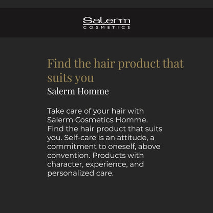 SALERM Men's Hair Styling Gel - Intense Hold Blue Gel - 500 ml - Alcohol-Free, Hydrating & Texturizing Avelisse