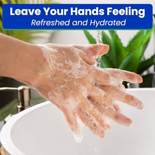 Berkley Jensen Liquid Hand Soap Refills with Aloe Vera - 64 oz Bottle (Pack of 2) - Hypoallergenic Scented Hand Wash with Silk Protein for Soft Hands - Paraben Free Hand Soap for Daily Use Avelisse