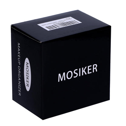 MOSIKER Clear Acrylic Lipstick Lip Gloss Organizer - Compact 9-Slot Cosmetic Holder for Essential Oils, Rollerballs & Perfumes