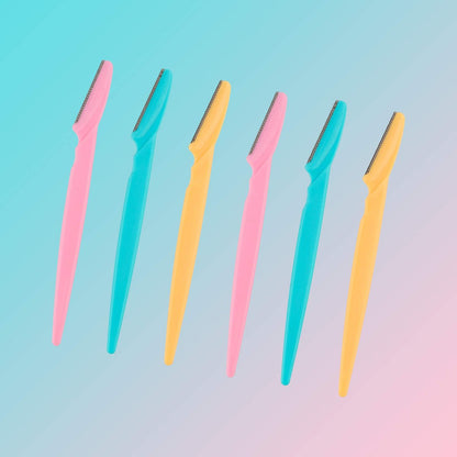 62-Piece Eyebrow Razor Set for Face & Eyebrow Shaping | Mooerca Dermaplaning Tool