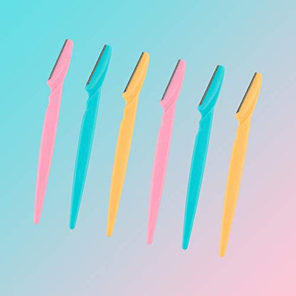 62-Piece Eyebrow Razor Set for Face & Eyebrow Shaping | Mooerca Dermaplaning Tool