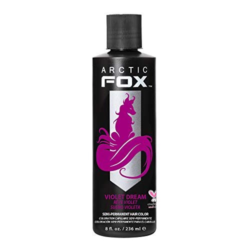 Arctic Fox Semi-Permanent Hair Color - Violet Dream 8 fl oz | Vegan & Cruelty-Free, Ammonia-Free, Conditioning Hair Dye for All Hair Types Avelisse